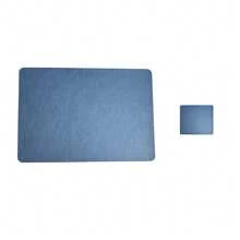 1set/4set Double-Sided Leather Coasters, Waterproof Oil-Proof Placemat, Heat-Resistant, Creative Table Decoration Pad - Multicolor - View 4