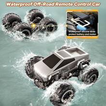 Auto telecomandata fuoristrada tipo pick-up, camion RC impermeabili 4x4 per tutti i terreni, auto da corsa in scala 1:16, giocattoli monster truck da hobby, veicoli 2.4GHz, regali per bambini e ragazze