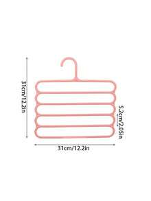 多功能无痕衣帽架发夹整理架/展示架防滑S型裤架西裤挂架围巾收纳衣架家用宿舍多层防风晾衣架围巾床单裤子领带收纳衣架