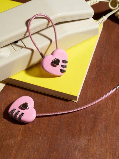 Joivida Trava de Mala Multiuso em Formato de Coração, Cadeado para Mala, Mochila de Viagem, Armário Escolar, Armário de Academia, Definir Sua Própria Combinação, Aprovado pela TSA, Para Malas, Mochilas, Armários de Academia, Essenciais de Viagem, Portátil, para Dormitório, Suprimentos Escolares, Mochila de Viagem, Bolsa de Viagem, Mala, Equipamentos de Viagem, Equipamento de Academia, Essenciais de Viagem, Uso em Viagens de Negócios, Volta às Aulas