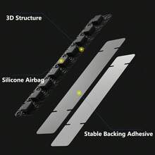 1 pieza Protector de cadena de bicicleta de silicona ENLEE, duradero y antiarañazos, con autoadhesivo, ligero y fácil de instalar, para proteger el cuadro de bicicletas de montaña y de carretera, accesorio de ciclismo al aire libre