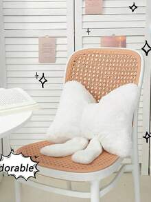 1pc Black Bow Decorative Throw Pillow, Soft & Cute, Suitable For Bed, Sofa And Bedroom Decor, Home Decor, Essential For Spring/Summer, Perfect Gift For Family, Friends, Graduation, Birthday - Black - View 5