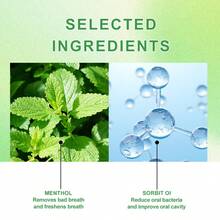 1 Bottle Mint Refreshing Oral Spray, Oral Care, Freshens Breath, Reduces Halitosis, Deeply Cleans Odor, Gentle & Non-Irritating - Multicolor - View 5