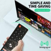 Télécommande infrarouge de remplacement compatible avec les télévisions CHiQ, AIWA, KOGAN, ALBADEEL, Changhong sans fonction VOCAL