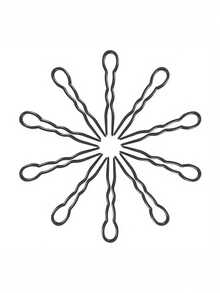 10个U型发夹 - 优雅的塑料发叉，适合女士和女孩在婚礼和正式场合佩戴。可爱的发夹，造型工具，实用的美容产品，设计简约，结构坚固，专业造型师专属，发饰，发夹