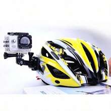 1pc 1080P HD Action Camera With Fisheye Lens, 140° Wide Angle, 2.0inch LCD Display, Digital Image Stabilization, Auto Exposure, Rechargeable Battery/USB Power, SD Card Slot, MP4 File Format For Outdoor Sports Recording - màu đen - Xem 5