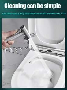 Set di bidet da toilette in acciaio inossidabile durevole e che risparmia acqua, incluso valvola di scarico dell'urinale, potenziatore di pressione senza perforazione e valvola angolare multifunzione con doccetta bidet femminile - facile da installare, ideale per ristrutturazioni bagno. Caratteristiche: potenziamento della pressione integrato, design antideflagrante e anti-rottura, un must per la pulizia.