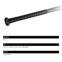 2 PIEZAS Cinta antideslizante para bate de béisbol negro de 1,5 mm de grosor | Ajuste universal | Parte posterior completamente adhesiva | Alta amortiguación y durabilidad | Se ajusta a bates de madera y compuestos | Tamaño: 110*2,5*0,15 cm