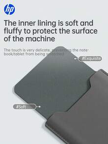 1 pieza Funda protectora para portátil de 12/13/14/15/16 pulgadas, bolsa para portátil, accesorios de bolsa para Air/Pro - Gris Oscuro - Ver 6