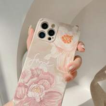 Retro Flower Phone Case Suitable For IPhone 11, IPhone 12, IPhone 13 Pro Max