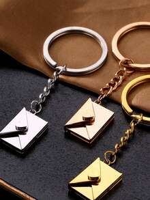 Custom Personalized Best Friend Graduation Gift Custom Photo Keychain Personalized Photo Envelope Keychain Suitable For Valentine's Day Gift - SUV-heart-shaped Envelope Keychain - View 3