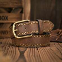 Fitness Belts - Camel Gold Buckle - View 5