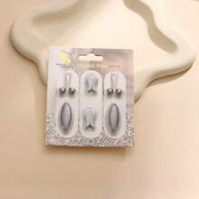 6pcs/Pack NEW U-Shaped Hijab Clip, Muslim Scarf Clip Brooch Pin, Headscarf Pearl Pins, Jewelry Hijab Scarf Accessories