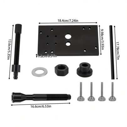 1pc Milwaukee Engine M8 Inner Cam Bearing Installation Tool, Steel Construction, For Street Touring Motorcycles 2017-2024