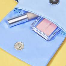 Miniso Geantă de telefon MINISO Disney Stitch în stil hawaian, capacitate mare pentru obiecte mici, curea de umăr reglabilă, esențială pentru a crea look-uri elegante la petrecerile pe plajă și la cumpărături (1 buc.)