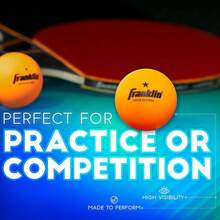 Sports 1 - Juego de 6 Pelotas de Tenis de Mesa, 40 mm - Naranja - Ver 6