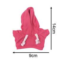 Macaron Color Hoodie Suitable For 17cm Blind Box Figurine Pendant Doll Outfit, Match (Doll Not Included) - Multicolor - View 6