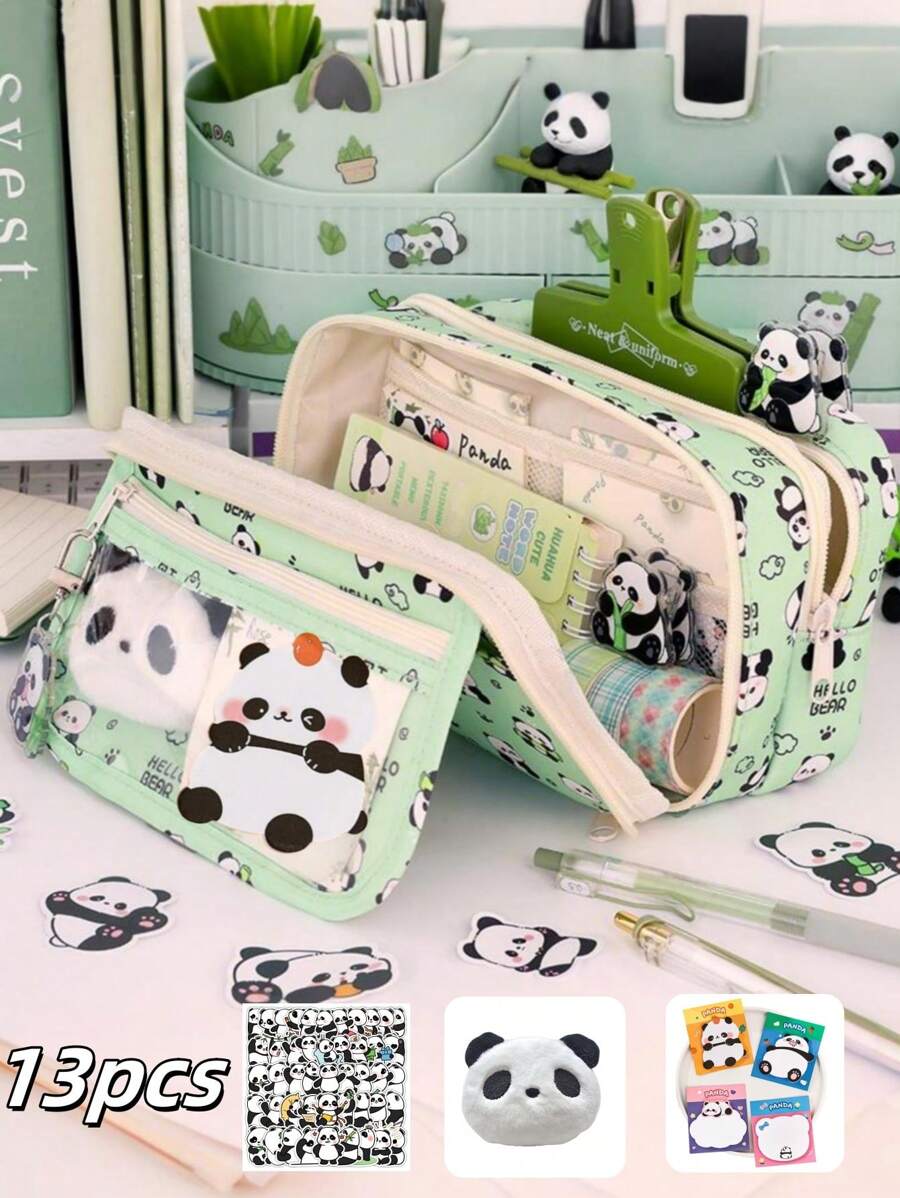 12 Stück Makronen große Federmäppchen, INS Stiftemappe, tragbare Handtasche Federmäppchen, Kosmetiktasche, für Teenager Büro & Schulsachen, Schulanfang, Federtasche, Schultasche