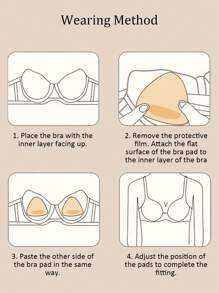 1 para dwustronnych oddychających samoprzylepnych wkładek laktacyjnych, trójkątne pogrubione marszczone, wielokrotnego użytku wkładki laktacyjne, niewidoczne wkładki laktacyjne do bikini, odpowiednie do pływania