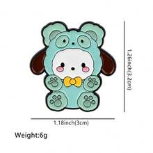 Sanrio 可爱珐琅别针 翻领别针 背包上的徽章 女士胸针 衣服礼物 珠宝 时尚配饰