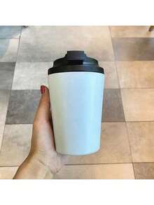 1 chiếc cốc đựng cà phê hoặc sữa cách nhiệt hai lớp bằng thép không gỉ 400ml/12oz, cốc du lịch chân không, cốc cà phê văn phòng kinh doanh hai lớp, cốc cà phê di động trên ô tô, cốc cà phê thời trang đơn giản, quà tặng sinh nhật cho bạn gái, ngày lễ tình nhân, ngày của mẹ, ngày của cha, quà tặng cho công việc và văn phòng - Nhiều màu - Xem 7