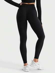 YEOREO Hoida Women's High Waisted Butt Lifting Active Leggings With Contour - Soft, Breathable Yoga Pants - màu đen - Xem 4