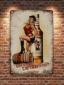 1 pieza Elige tu veneno Letrero de arte vintage de Pin-up - Decoración de pared retro, letrero de metal duradero, regalo perfecto para mamá, papá, amigos, decoración de bar y salón en el hogar - Multicolor - Ver 14