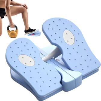 1 opvouwbare mini-beentrainer, draagbare pedaalmachine, mini-multifunctionele fitnessapparatuur, loopband voor thuisgebruik met geluiddemper, geschikt voor ouderen, mensen van middelbare leeftijd op kantoor en thuis, sportschool, sport, gym, thuis trainen, pilates, yoga, thuis trainen