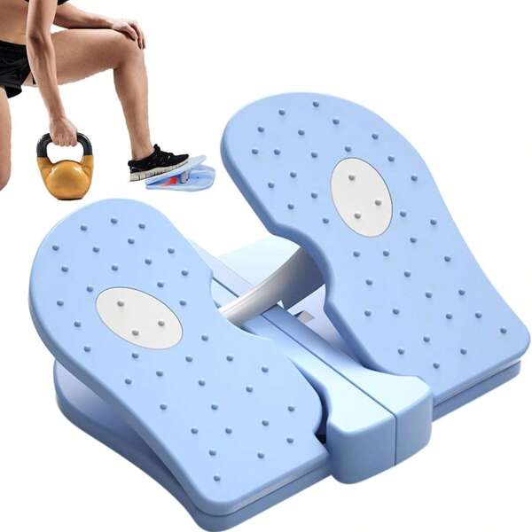 1 Stück Mini faltbares Beintrainer, tragbares Pedalgerät, Mini multifunktionales Fitnessgerät, leise Treppen Laufband für Zuhause, geeignet für ältere Menschen, Personen mittleren Alters im Büro und Zuhause, Fitnessstudio, Sport, Gymnastik, Training Zuhause, Pilates, Yoga