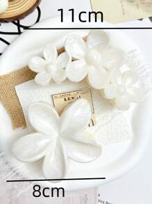 2 pièces/1 pièce set de pinces à cheveux bohème, multifonctionnel, de haute qualité, élégant, accessoires de cheveux minimalistes de couleur unie, motif jacquard en forme d'étoile de mer, convient aux femmes, ornements de cheveux de mode simples, convient pour un usage quotidien casual, style doux, fête, port, vacances, queue de cheval, chignon, lavage du visage, maquillage, assortiment de tenues, accessoires de coiffure pour vacances à la plage d'été, convient pour l'utilisation quotidienne des pinces à griffes