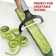 Cabbage Peeler For Kitchen' Wide Mouth Vegetable Peeler' Stainless Steel Fruit Shredder Slicer With Non-Slip Handle And Sharp Blade - Cabbage Peeler - View 11