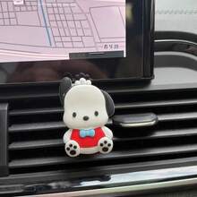 SANRIO 1件三丽鸥卡通人物汽车装饰品，香薰出风口夹，可爱卡通人物如Hello Kitty、My Melody、Kuromi，治愈系汽车内饰配件 - 彩色 - 查看 12