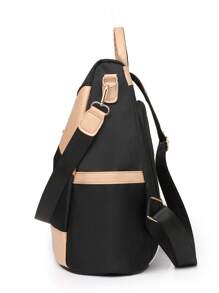 Mochila versátil de moda 2025 para mujer, bolsa de viaje pequeña de tela Oxford, mochila de lona casual antirrobo