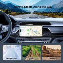 Wireless Car Charger Mount,MAX 15W Qi Fast Charger, Wireless Car Charger Air Vent, Automatic Clamping Phone Holder For IPhone 16/15/14/13/12 Pro/Pro Max, S22/S21/S20/Note 20, Etc(Red)