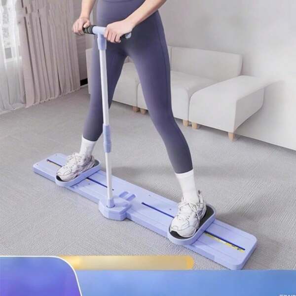 ZM Health Ski Machine, Simulated Ski Training Machine, Leg And Hip Exerciser, Aerobic Fitness Equipment, For Home, Gym, Pilates, Yoga, Sport, Gym, Home Exercise, Abdominal Wheel, Abdominal Roller