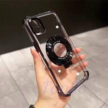 Funda de teléfono universal magnética de 4 esquinas con soporte giratorio anti-caída compatible con Apple, Redmi, Poco, Infinix