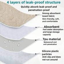 防水可洗尿布垫，适用于婴儿车、汽车安全座椅、如厕训练座椅、汽车座椅垫 - 多色 - 查看 4