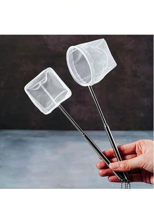 Expandable Stainless Steel Aquarium Net - Ideal For Fish & Shrimp, Durable Stainless Steel Material - For Aquarium Owners - Suitable For Cleaning & Catching - Great Gift For Fish Lovers