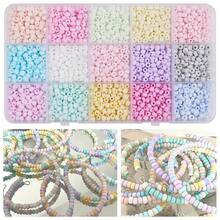 1 Box 2mm/3mm/4mm Glass Seed Beads, 15/24 Random Colors, For Bracelets, Jewelry Making And Handicrafts - Nhiều màu - Xem 12