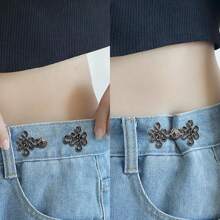 Hüftgurt, chinesischer Knoten Jeansgürtel Versteller, Cincher Clip für weite Jeans