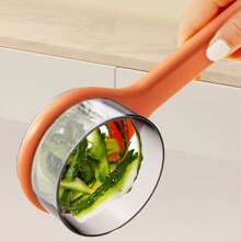 1pc Multi-Functional Peeler With Storage Function, Creative Potato Peeler With Anti-Splash Design