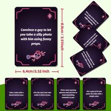50pcs Bold Game Cards - Bar/Nightclub Party Hits! Friends/Couples/Girls' Gatherings, Random Task Challenges. Interactive Fun. #PartyCards #DareGame #CoupleGames #2025Trend Must-Have! Stitch Toys, Travel Toys, Classroom Fidget Toys, Mini Stuff, Bath Toys, Christmas Stationery, Stress Ball. Birthday Gift - Christmas Gift - Halloween Gift - Perfect Gift - Present