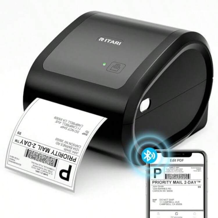 新品 感熱ラベルライター D520-BT ラベルプリンター 業務用 A6対応 Amazon.co.jp: ラベルプリンター D520-BT クリックポスト