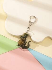 1 Pc Acrylic Strange Italian Silly Animal Shan Hai Jing TungTungTungTung Sahur/Tralalero Tralala/Lirili Larlla/Bombardiro Ctocodilo/Boneca Ambalam//Brr Brr Patapim Character Style Theme Keychain Pendant Backpack Ornament/Bag Accessories/School Bag Accessories/Purse Pendant/Friend's Gifts