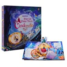 Lachilly Pop Up Fairy Tales English 3D Flap Picture Books For Kids Reading Activity Learning Book Montessori Materials,Bedtime Storybooks For Children, Educational Toys For Children's School Classroom Resources