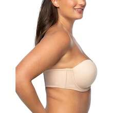 New  Women's Beauty Back Oothing Strapls Bra, 4-Way Stretch Fabric, Lightly Lined Cs  To H - 玫瑰米色36D - 查看 2