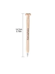 5pcs Customizable Bone-Shaped Ballpoint Pens: Black Ink, Finger Pen, Nurse/Doctor Pen - Stationery, Writing Instrument, Back To School Gifts For Students And Professionals