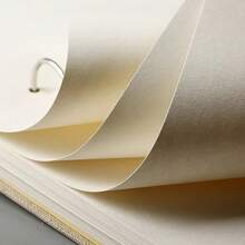 1pc 32K Linen Style Sketchbook, Detachable Drawing Notebook, Spiral Bound Sketch Pad For Artist, School Supplies,Back To School - Single Piece - View 8