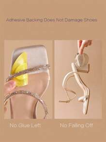 1-5 pares de pegatinas para la parte delantera del pie para tacones altos, pegatinas suaves amortiguadoras, absorbe sudor y antideslizantes para sandalias de verano, almohadillas antideslizantes invisibles autoadhesivas para la parte delantera del pie