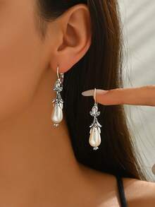 1pair Fashion Creative Retro Niche Design Bohemian Style Earrings Suitable For Women's Daily Wear - Multicolor - View 8